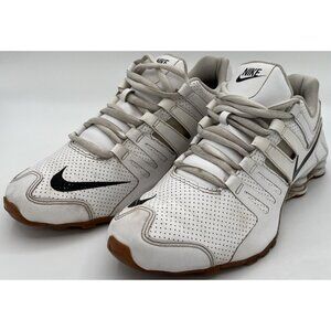 Nike Shox Current Premium Shoes 2015 Men’s Size 10 White Black Gum 716752-100